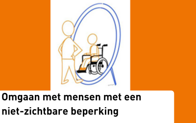 Omgaan met mensen met een niet-zichtbare beperking